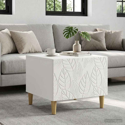 vidaXL Coffee Table White 50 x 49 x 40 cm Engineered Wood