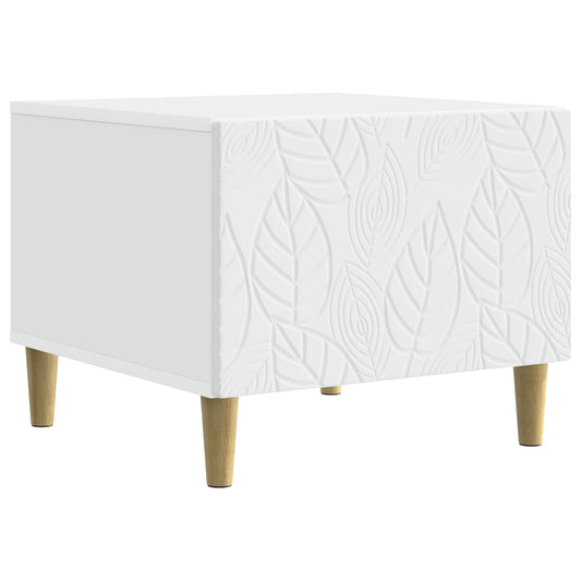 vidaXL Coffee Table White 50 x 49 x 40 cm Engineered Wood