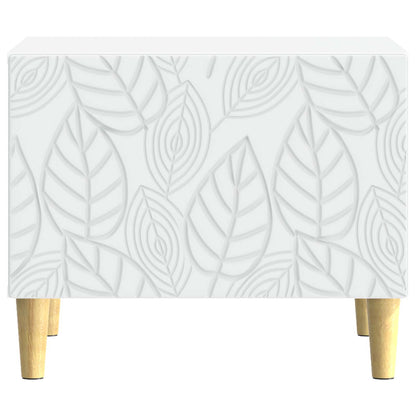 vidaXL Coffee Table White 50 x 49 x 40 cm Engineered Wood