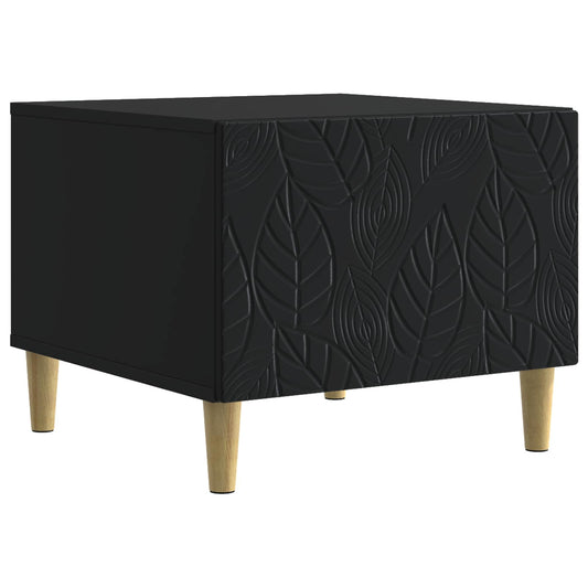 vidaXL Coffee Table Black 50 x 49 x 40 cm Engineered Wood