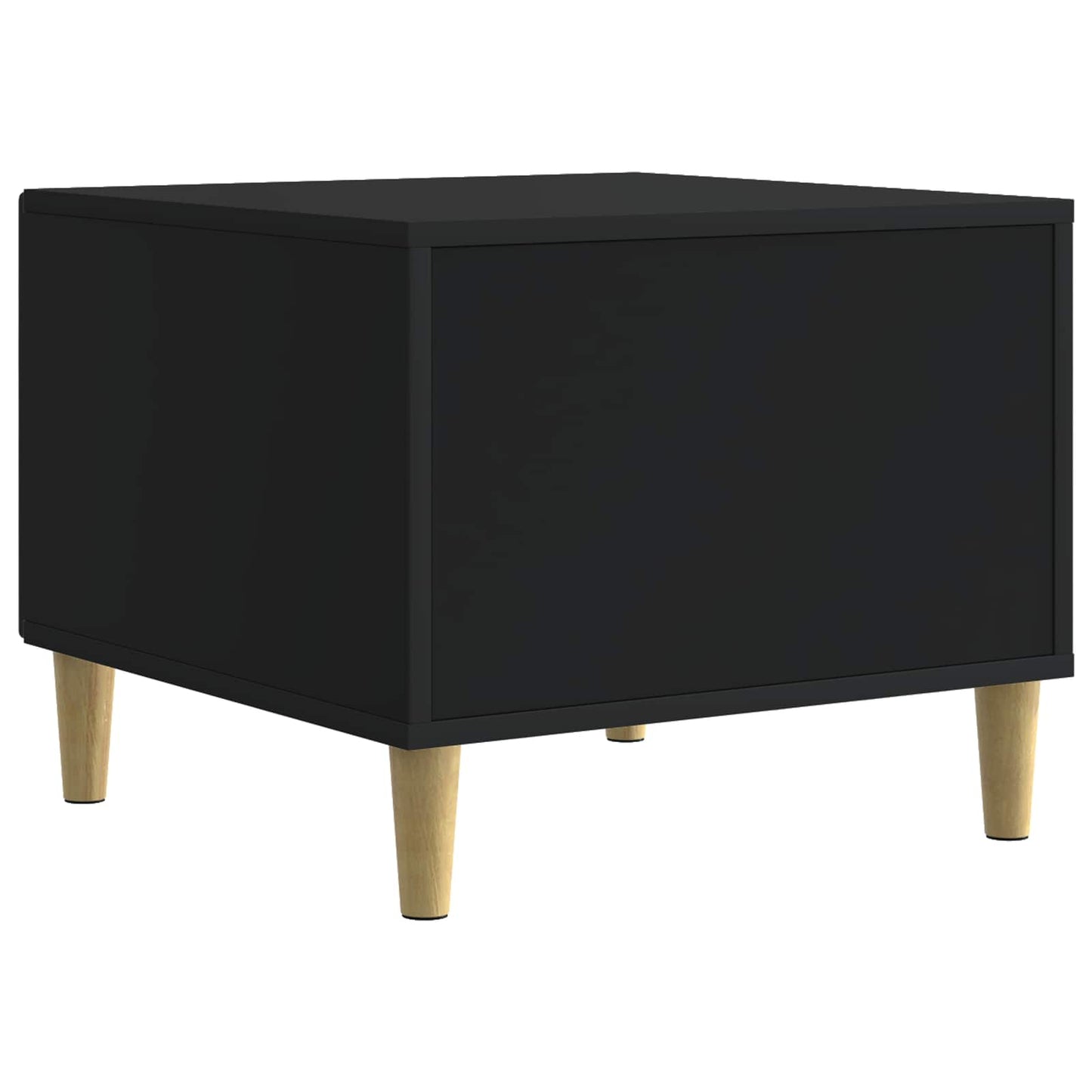 vidaXL Coffee Table Black 50 x 49 x 40 cm Engineered Wood
