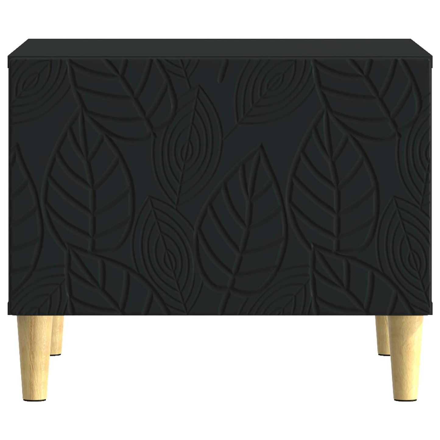 vidaXL Coffee Table Black 50 x 49 x 40 cm Engineered Wood