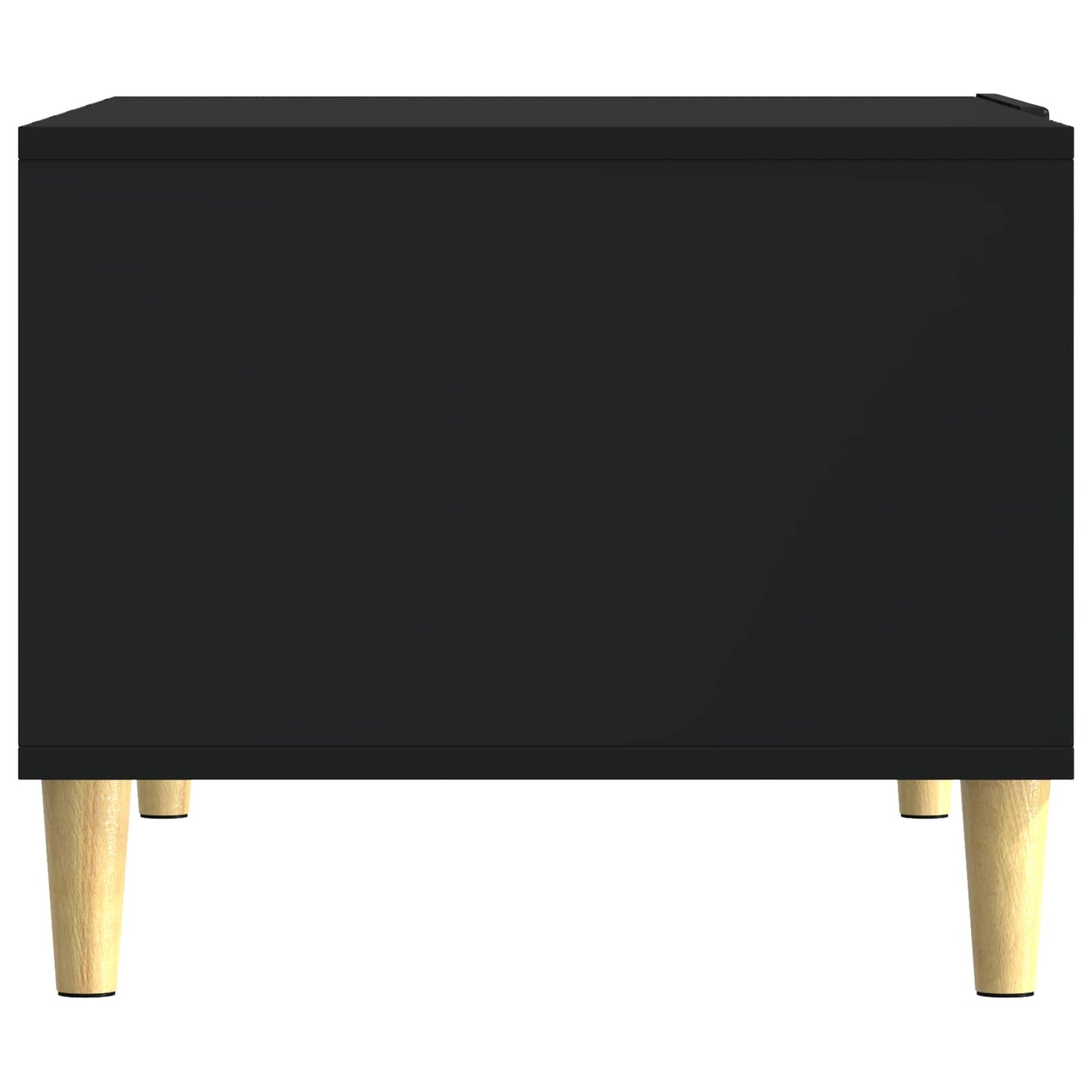 vidaXL Coffee Table Black 50 x 49 x 40 cm Engineered Wood