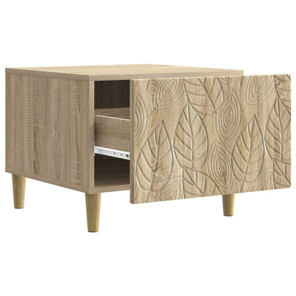 vidaXL Coffee Table Sonoma Oak 50 x 49 x 40 cm Engineered Wood