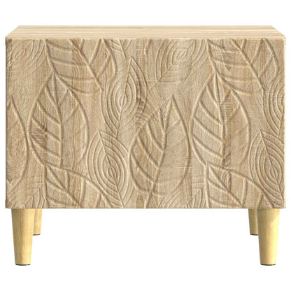 vidaXL Coffee Table Sonoma Oak 50 x 49 x 40 cm Engineered Wood