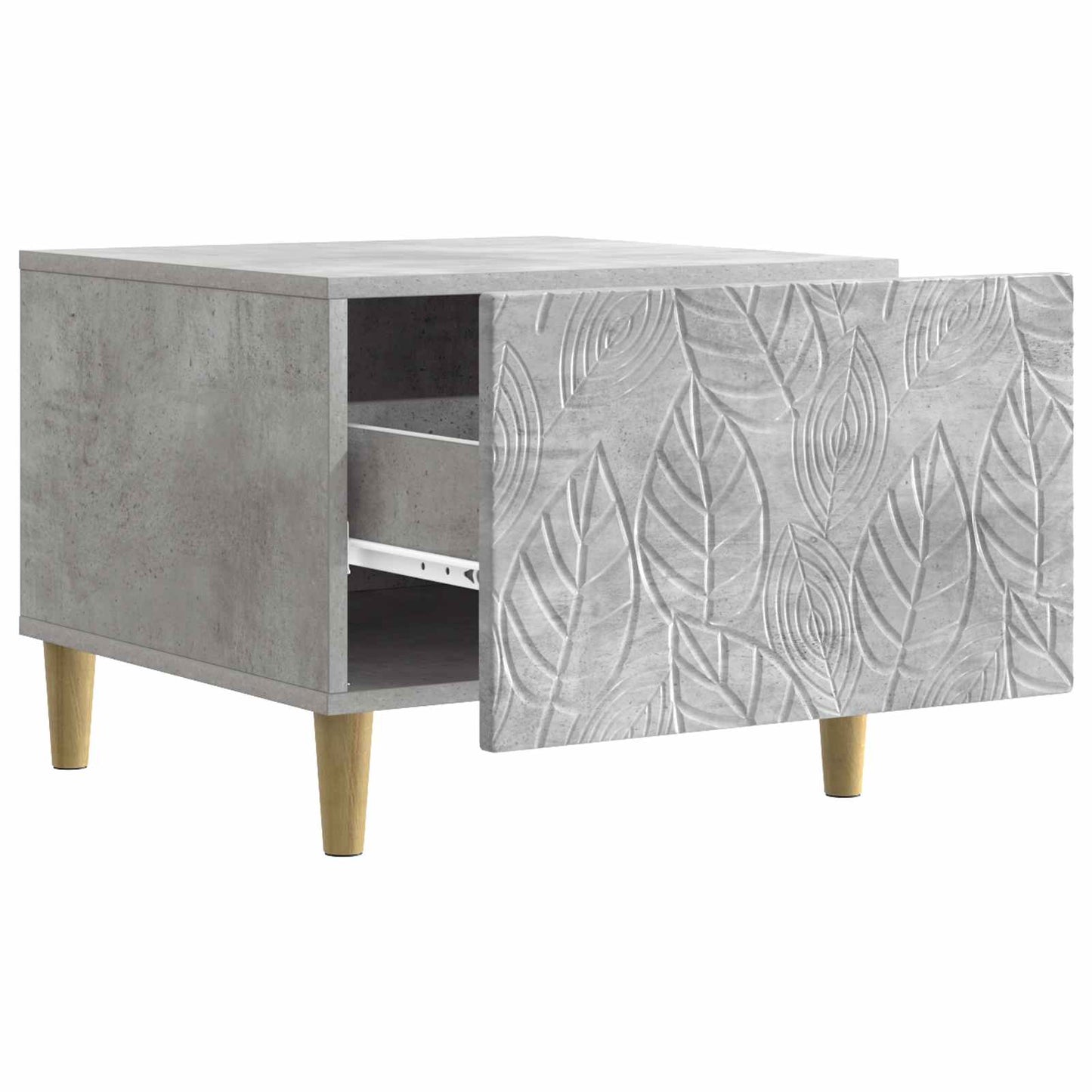 vidaXL Coffee Table Concrete Grey 50 x 49 x 40 cm Engineered Wood