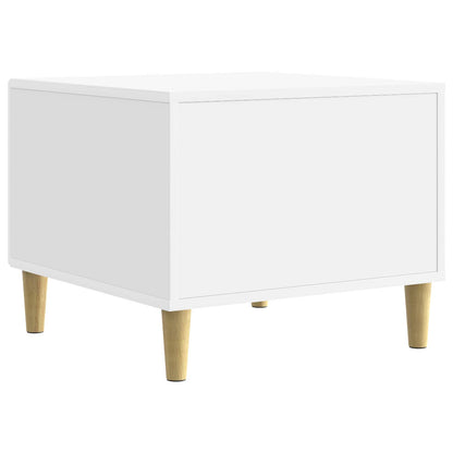 vidaXL Coffee Table High Gloss White 50 x 49 x 40 cm Engineered Wood