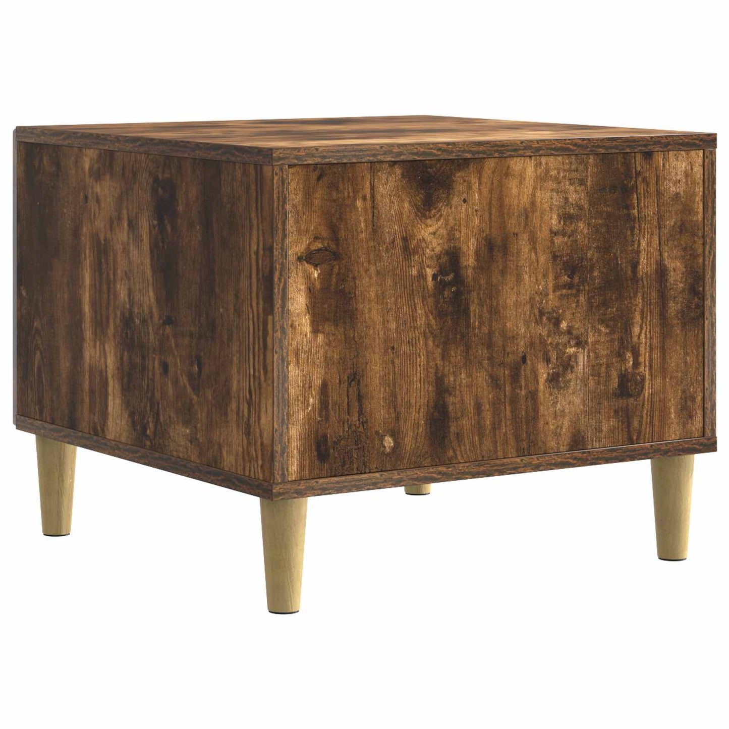 vidaXL Coffee Table Smoked Oak 50 x 49 x 40 cm Engineered Wood