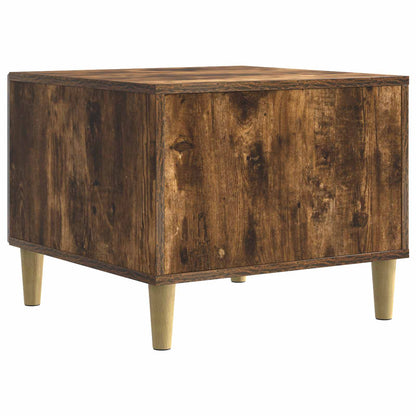 vidaXL Coffee Table Smoked Oak 50 x 49 x 40 cm Engineered Wood