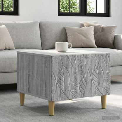 vidaXL Coffee Table Grey Sonoma 50 x 49 x 40 cm Engineered Wood