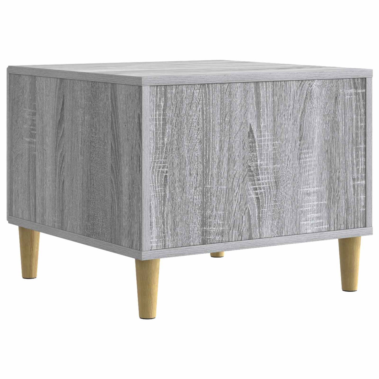 vidaXL Coffee Table Grey Sonoma 50 x 49 x 40 cm Engineered Wood