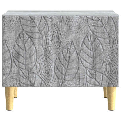 vidaXL Coffee Table Grey Sonoma 50 x 49 x 40 cm Engineered Wood