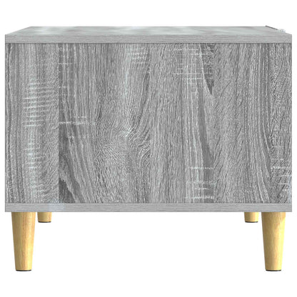 vidaXL Coffee Table Grey Sonoma 50 x 49 x 40 cm Engineered Wood