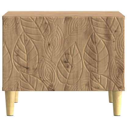 vidaXL Coffee Table Artisan Oak 50 x 49 x 40 cm Engineered Wood