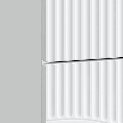 vidaXL Bedside Cabinet White 43 x 34.5 x 44.5 cm Engineered Wood