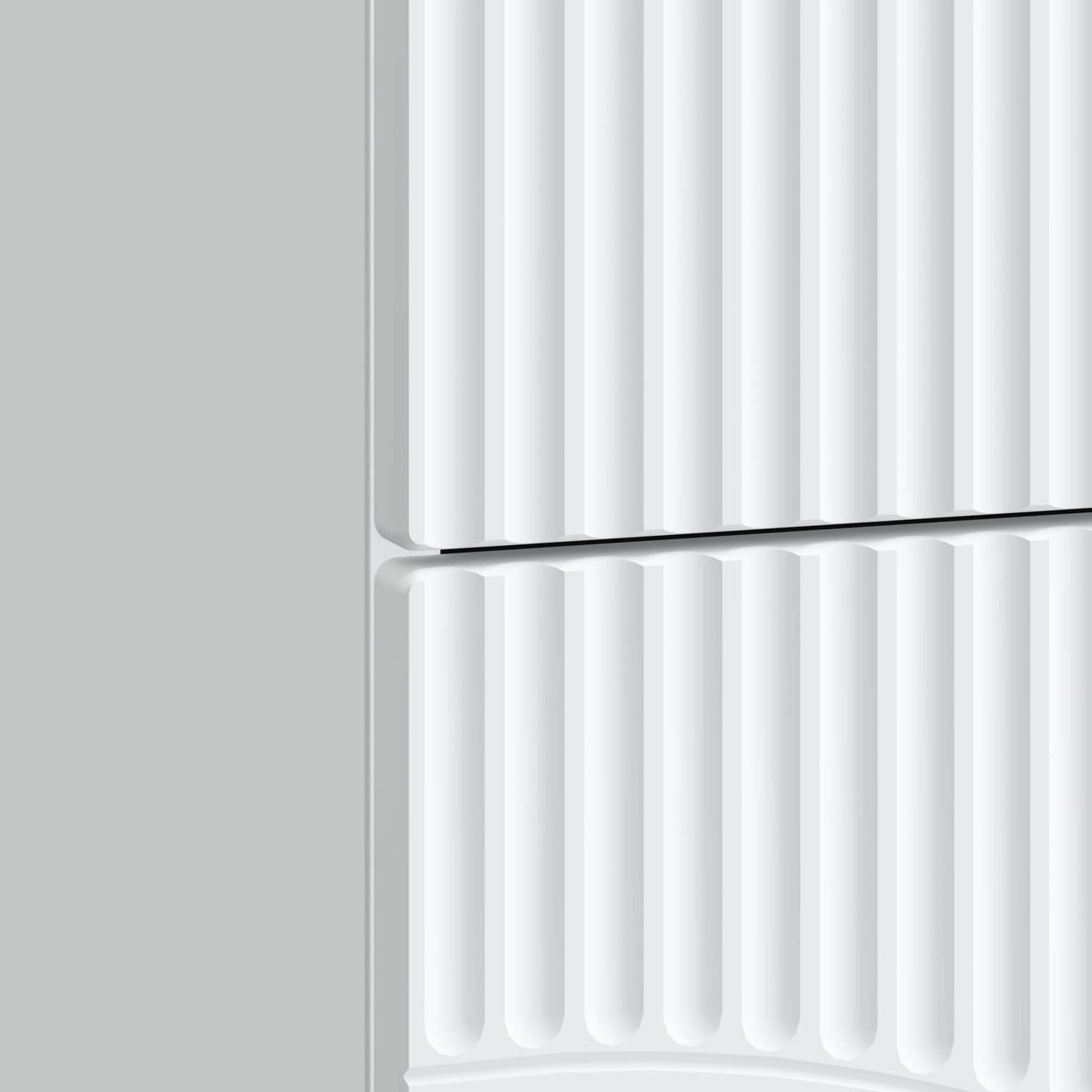 vidaXL Bedside Cabinet White 43 x 34.5 x 44.5 cm Engineered Wood