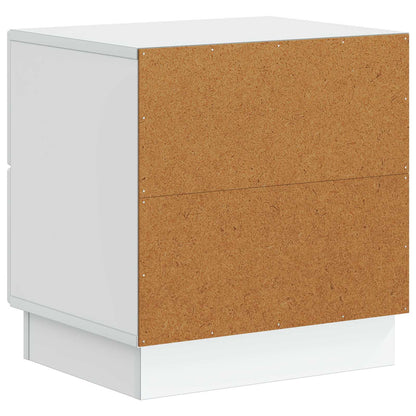 vidaXL Bedside Cabinet White 43 x 34.5 x 44.5 cm Engineered Wood