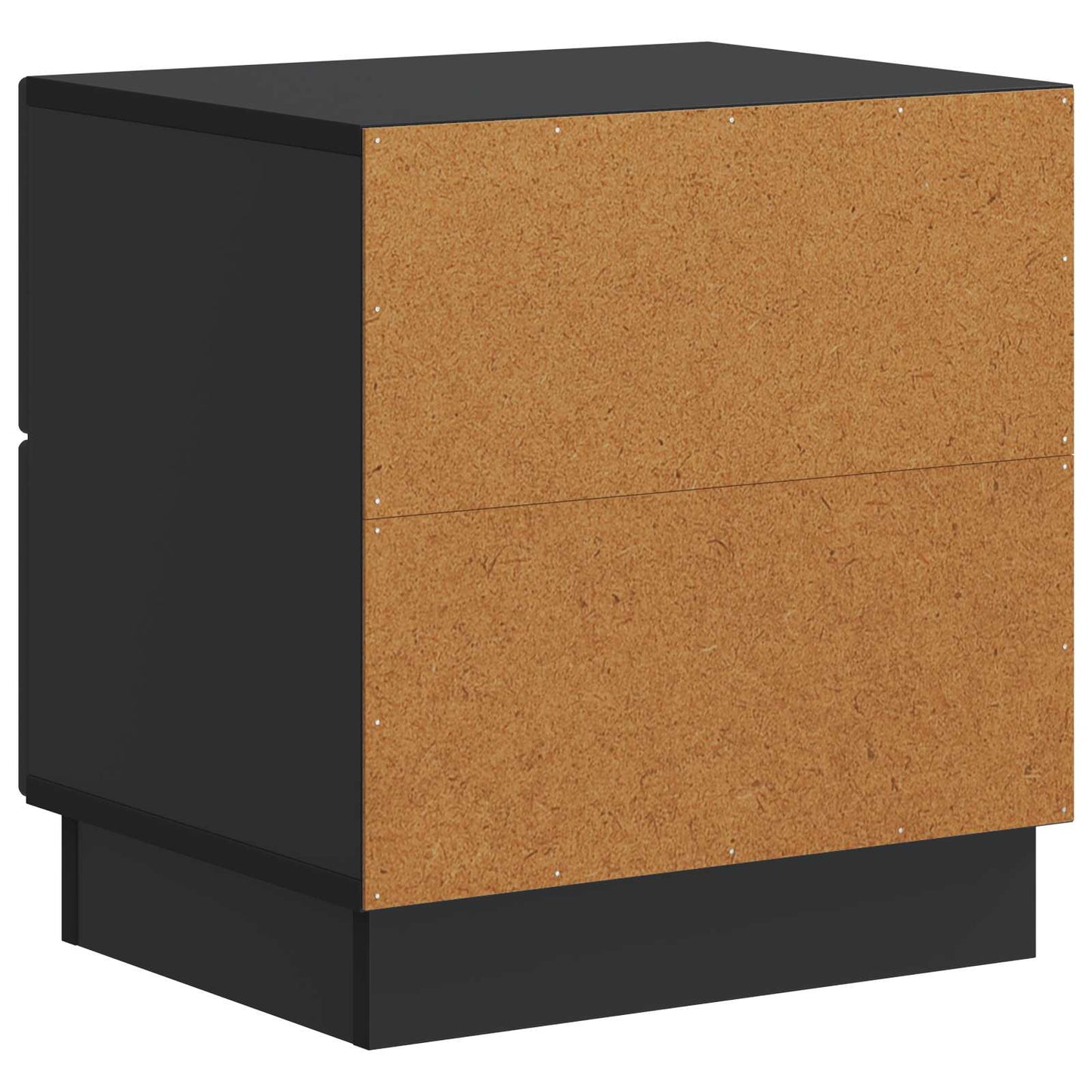 vidaXL Bedside Cabinet Black 43 x 34.5 x 44.5 cm Engineered Wood
