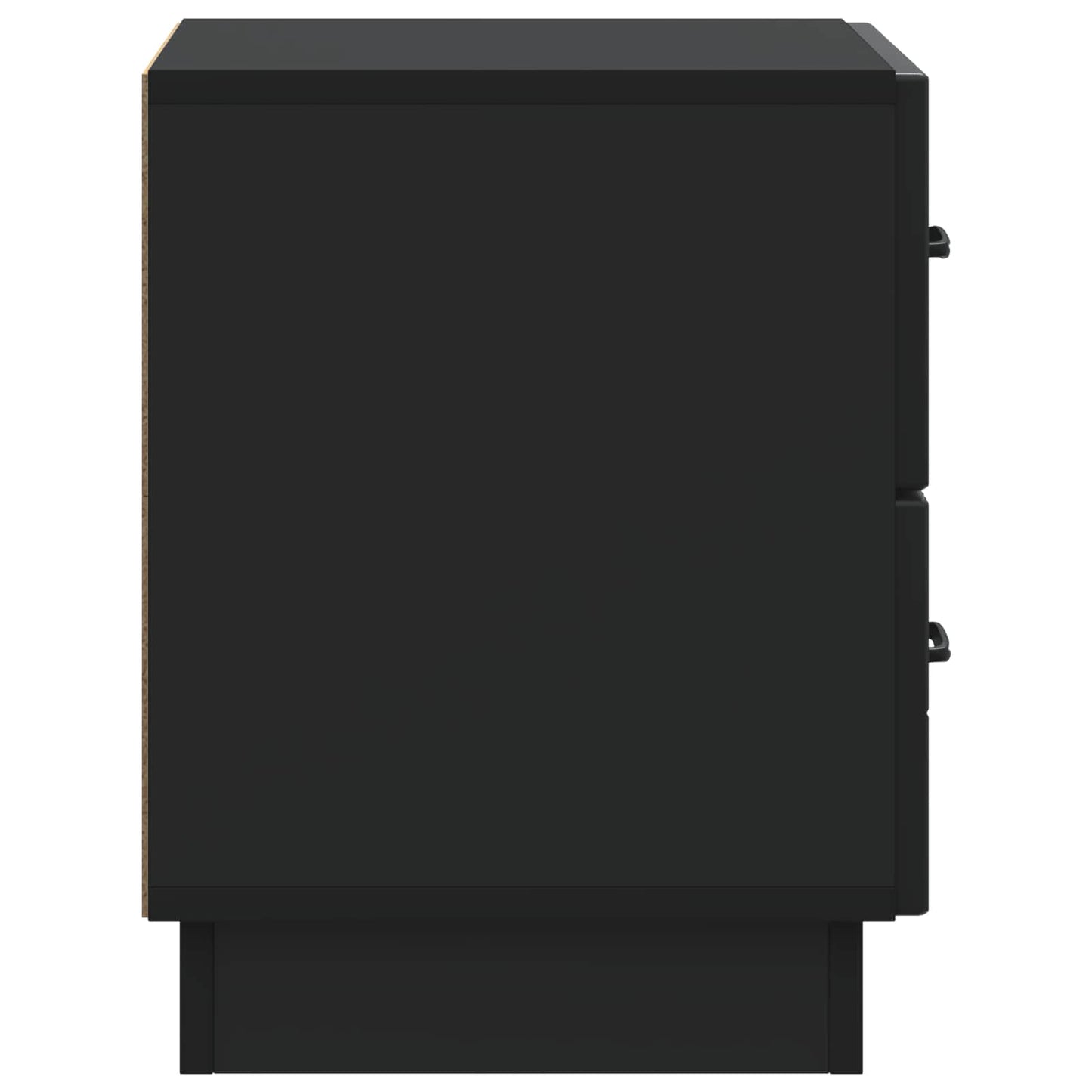 vidaXL Bedside Cabinet Black 43 x 34.5 x 44.5 cm Engineered Wood
