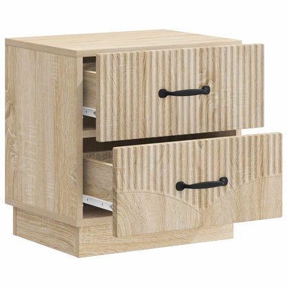 vidaXL Bedside Cabinet Sonoma Oak 43 x 34.5 x 44.5 cm Engineered Wood