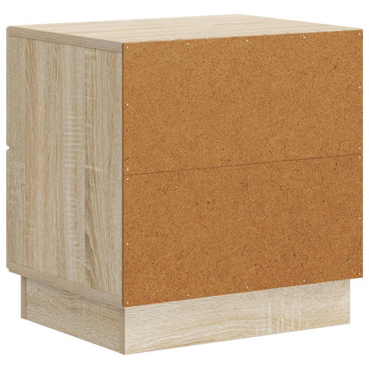 vidaXL Bedside Cabinet Sonoma Oak 43 x 34.5 x 44.5 cm Engineered Wood
