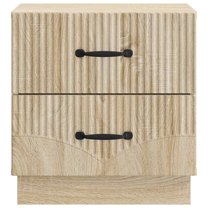 vidaXL Bedside Cabinet Sonoma Oak 43 x 34.5 x 44.5 cm Engineered Wood