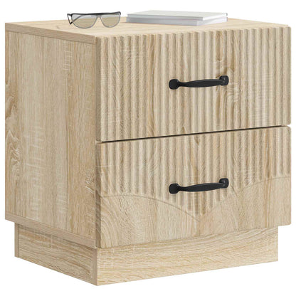 vidaXL Bedside Cabinet Sonoma Oak 43 x 34.5 x 44.5 cm Engineered Wood