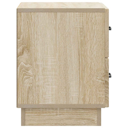 vidaXL Bedside Cabinet Sonoma Oak 43 x 34.5 x 44.5 cm Engineered Wood