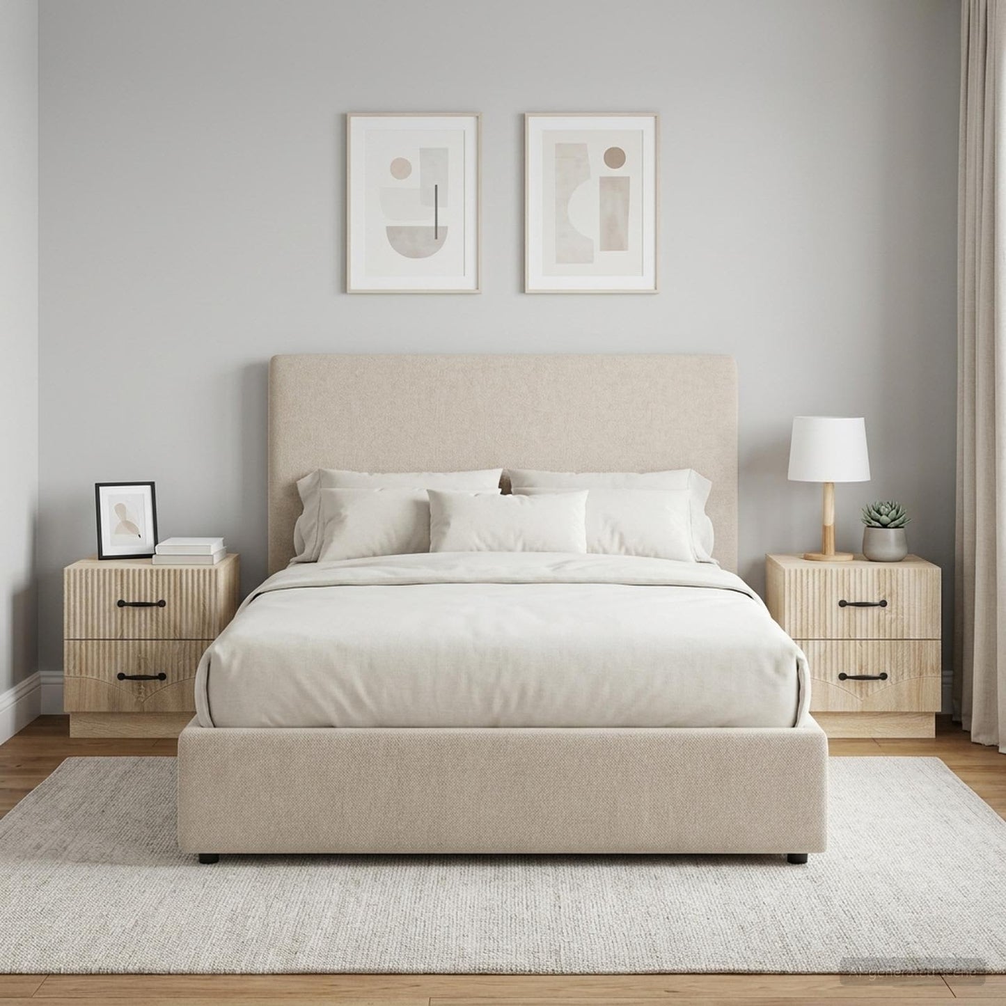 vidaXL Bedside Cabinet 2 pcs Sonoma Oak 43 x 34.5 x 44.5 cm