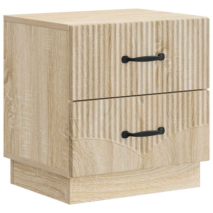 vidaXL Bedside Cabinet 2 pcs Sonoma Oak 43 x 34.5 x 44.5 cm