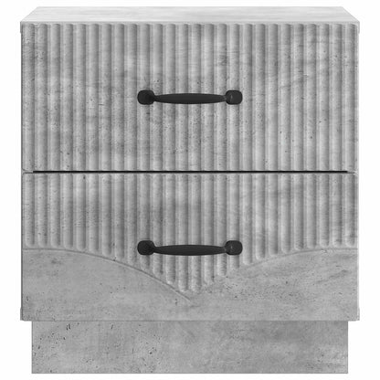 vidaXL Bedside Cabinet with Drawer Concrete Grey 43 x 34.5 x 44.5 cm
