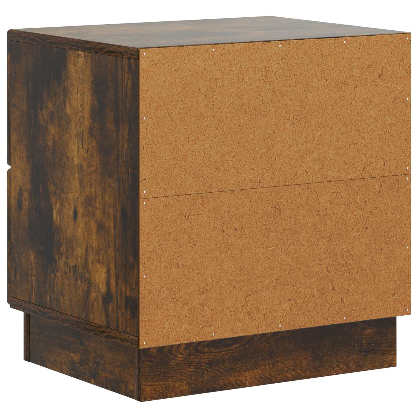 vidaXL Bedside Cabinet 2 pcs Smoked Oak 43 x 34.5 x 44.5 cm