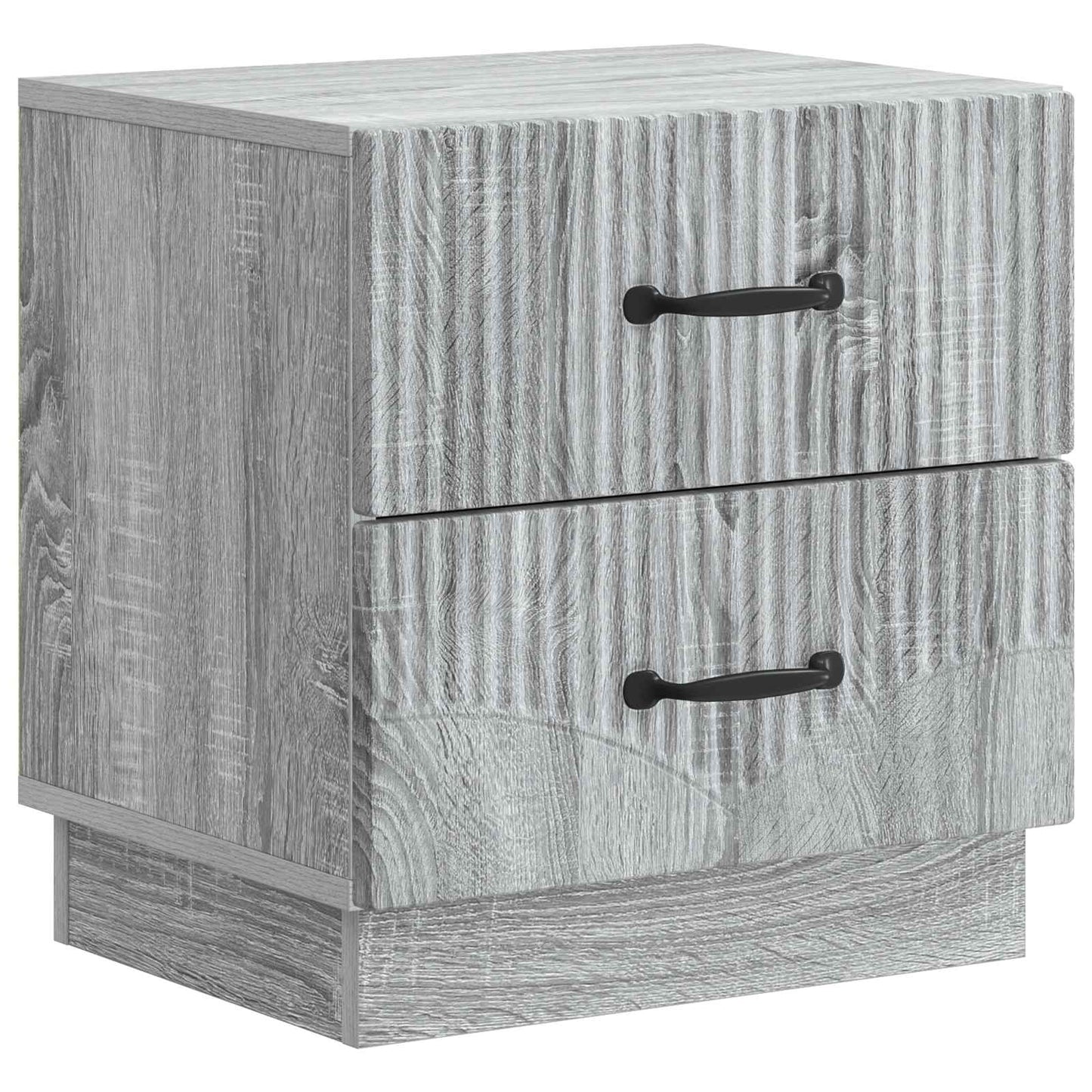 vidaXL Bedside Cabinet 2 pcs Grey Sonoma 43 x 34.5 x 44.5 cm