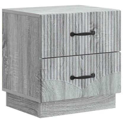vidaXL Bedside Cabinet 2 pcs Grey Sonoma 43 x 34.5 x 44.5 cm