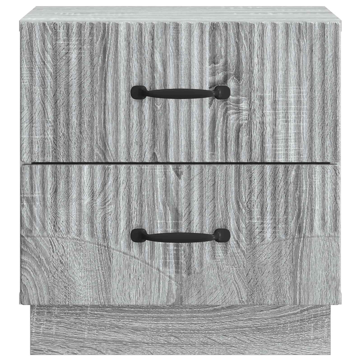 vidaXL Bedside Cabinet 2 pcs Grey Sonoma 43 x 34.5 x 44.5 cm