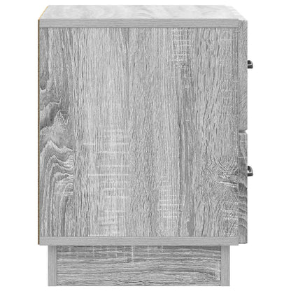 vidaXL Bedside Cabinet 2 pcs Grey Sonoma 43 x 34.5 x 44.5 cm