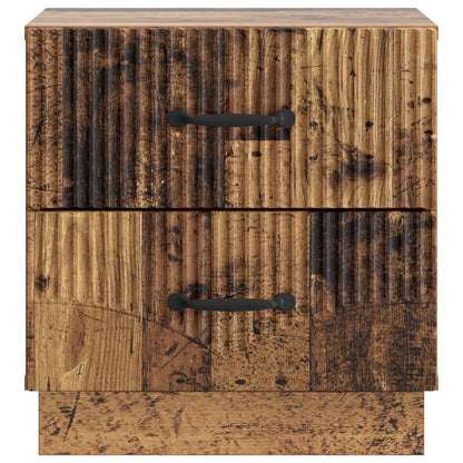 vidaXL Bedside Cabinet Old Wood 43 x 34.5 x 44.5 cm Engineered Wood