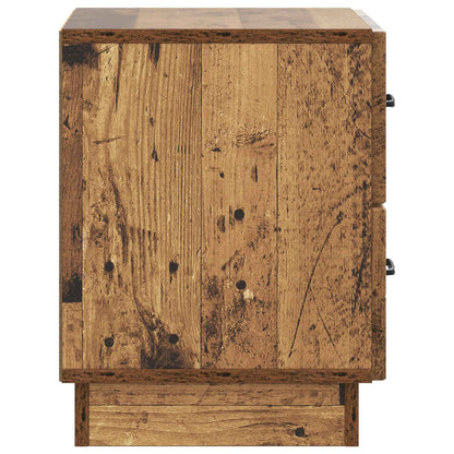 vidaXL Bedside Cabinet Old Wood 43 x 34.5 x 44.5 cm Engineered Wood