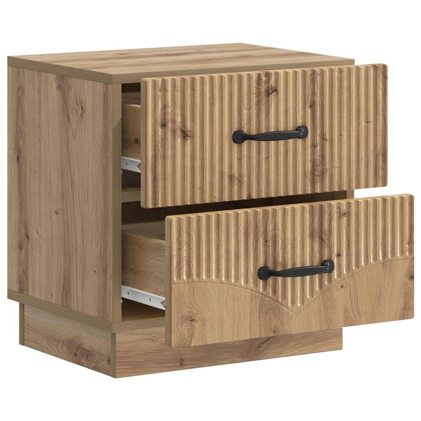 vidaXL Bedside Cabinet Artisan Oak 43 x 34.5 x 44.5 cm Engineered Wood