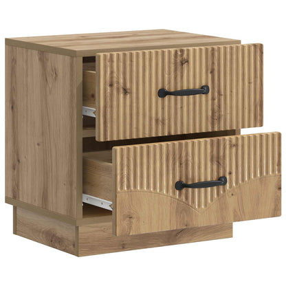 vidaXL Bedside Cabinet Artisan Oak 43 x 34.5 x 44.5 cm Engineered Wood