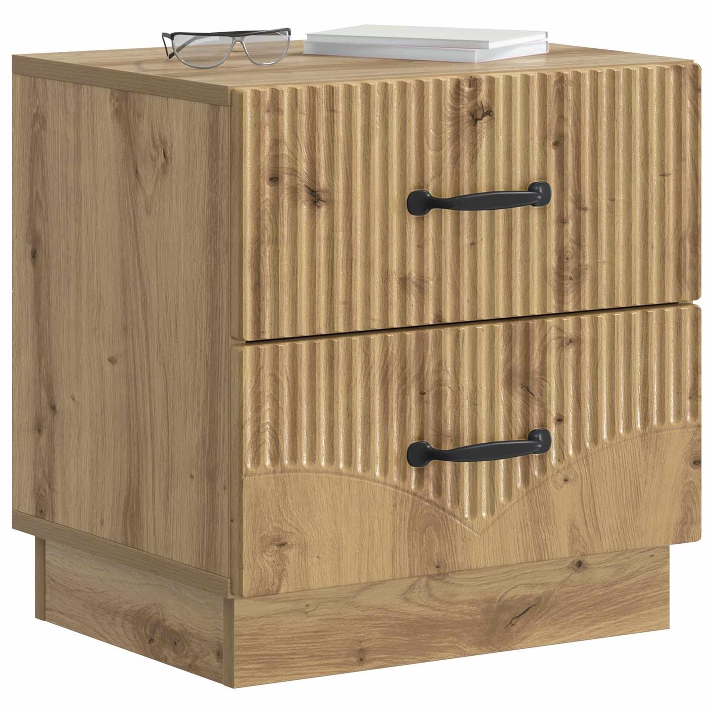 vidaXL Bedside Cabinet Artisan Oak 43 x 34.5 x 44.5 cm Engineered Wood
