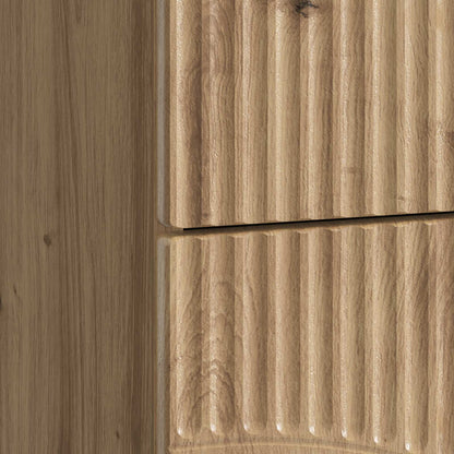 vidaXL Bedside Cabinet 2 pcs Artisan Oak 43 x 34.5 x 44.5 cm