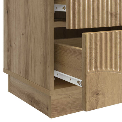 vidaXL Bedside Cabinet 2 pcs Artisan Oak 43 x 34.5 x 44.5 cm