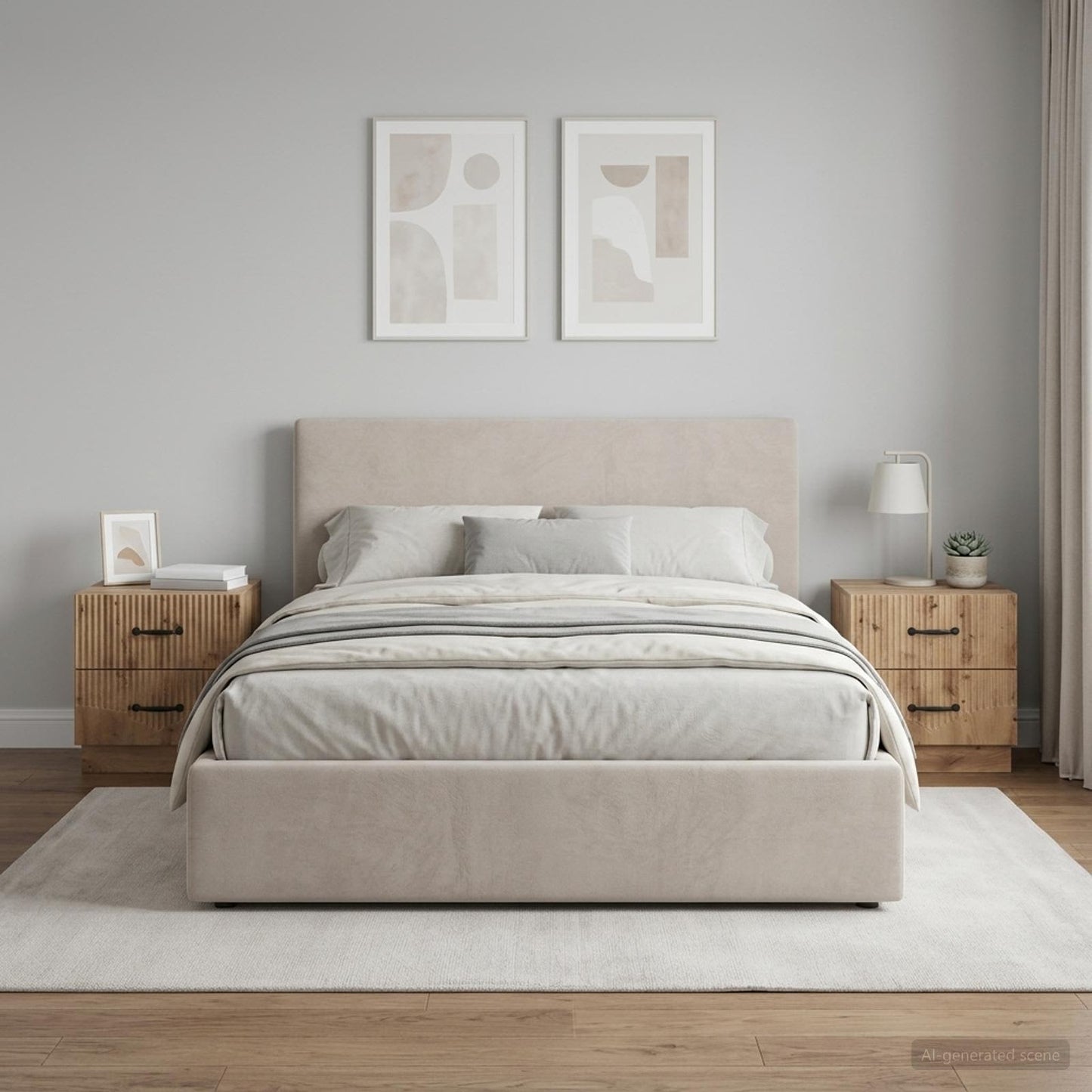 vidaXL Bedside Cabinet 2 pcs Artisan Oak 43 x 34.5 x 44.5 cm