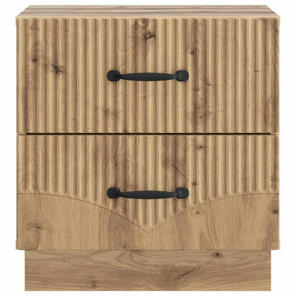 vidaXL Bedside Cabinet 2 pcs Artisan Oak 43 x 34.5 x 44.5 cm
