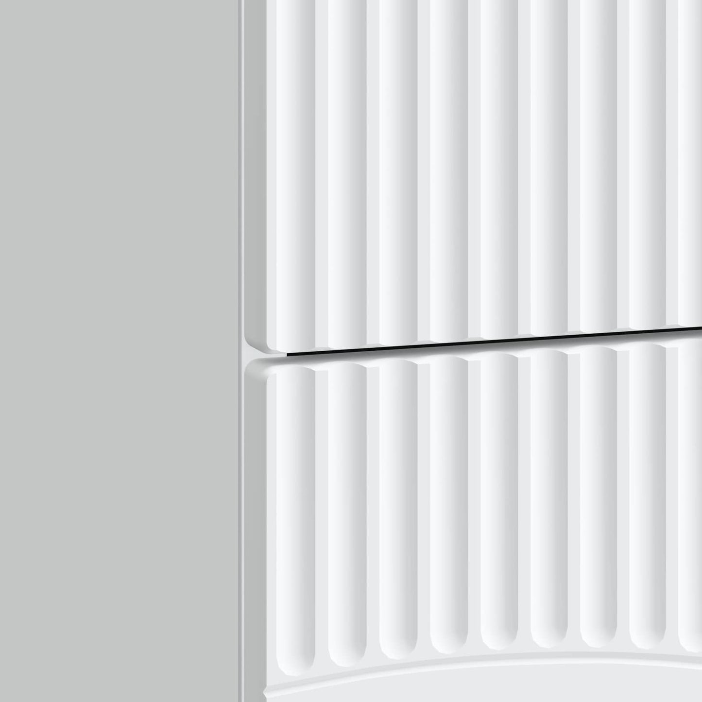 vidaXL Bedside Cabinet White 62 x 34.5 x 44.5 cm Engineered Wood