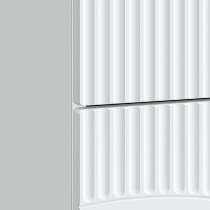 vidaXL Bedside Cabinet White 62 x 34.5 x 44.5 cm Engineered Wood