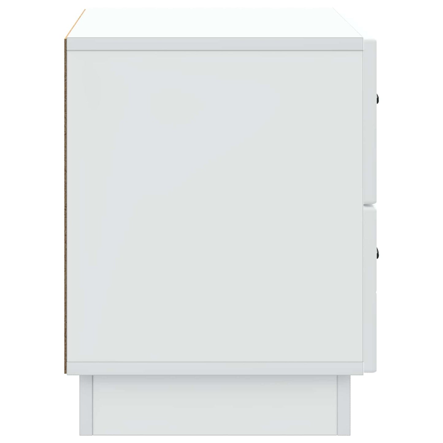 vidaXL Bedside Cabinet White 62 x 34.5 x 44.5 cm Engineered Wood