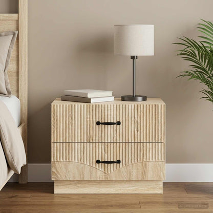 vidaXL Bedside Cabinet Sonoma Oak 62 x 34.5 x 44.5 cm Engineered Wood