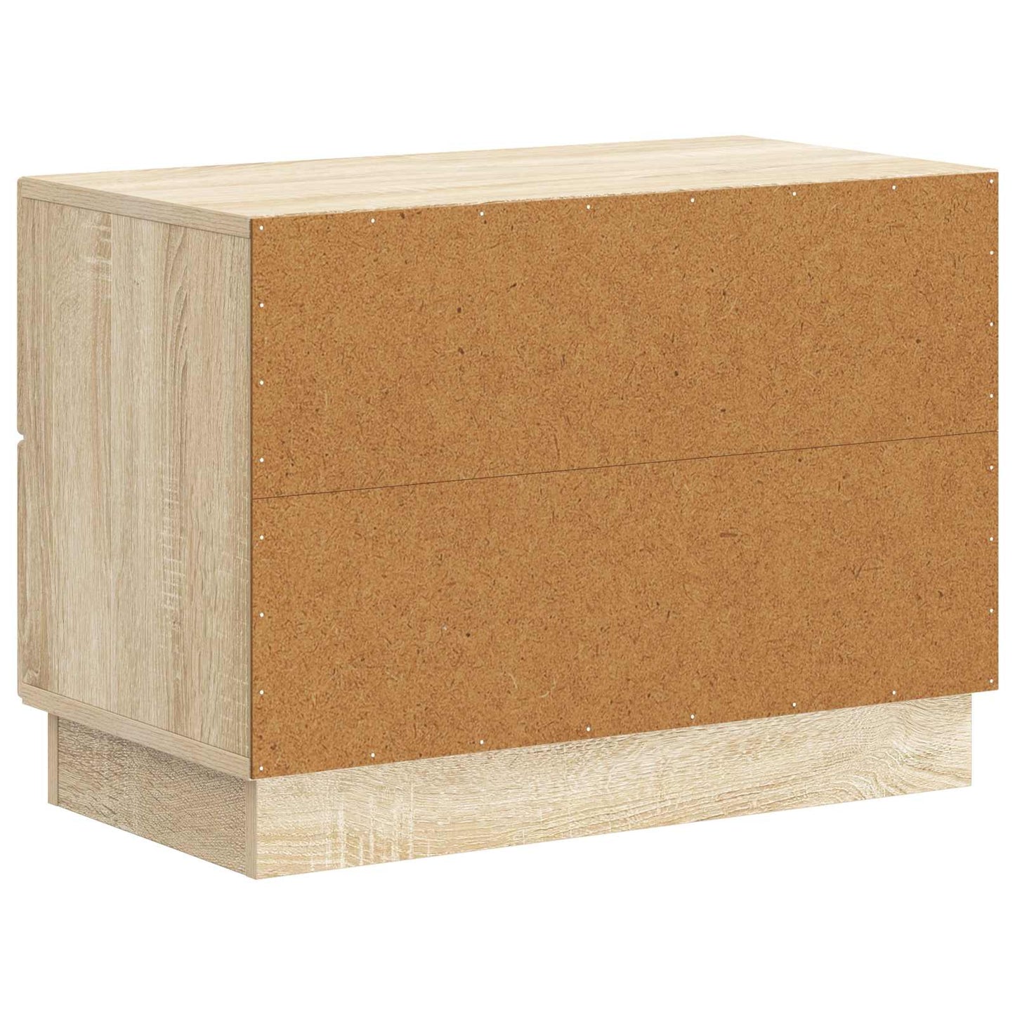 vidaXL Bedside Cabinet Sonoma Oak 62 x 34.5 x 44.5 cm Engineered Wood